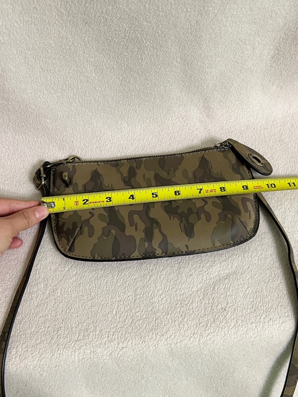 Joy Susan Mini Crossbody Wristlet Clutch Vegan Leather Camo Bag Adjustable Strap - Picture 11 of 14